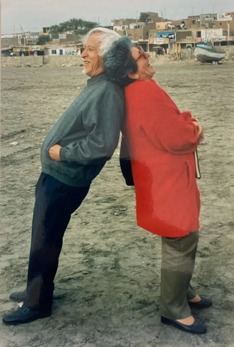 Manolo con Ligia Balarezo